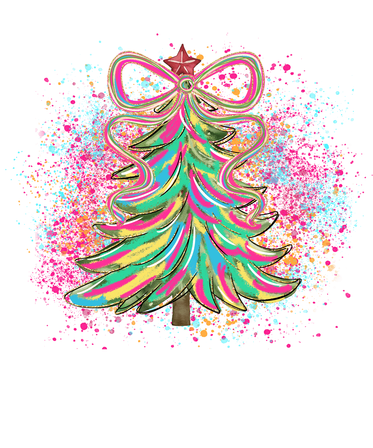 Christmas Tree Short Sleeve Unisex T-Shirt