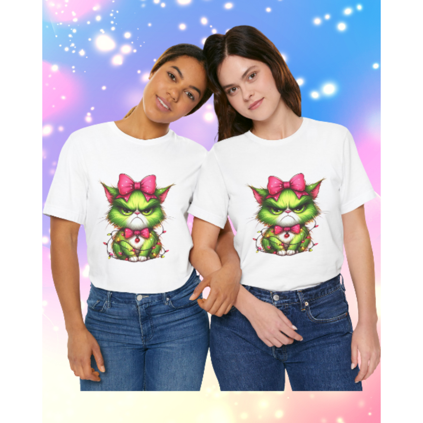 Angry Christmas Cat T-Shirt