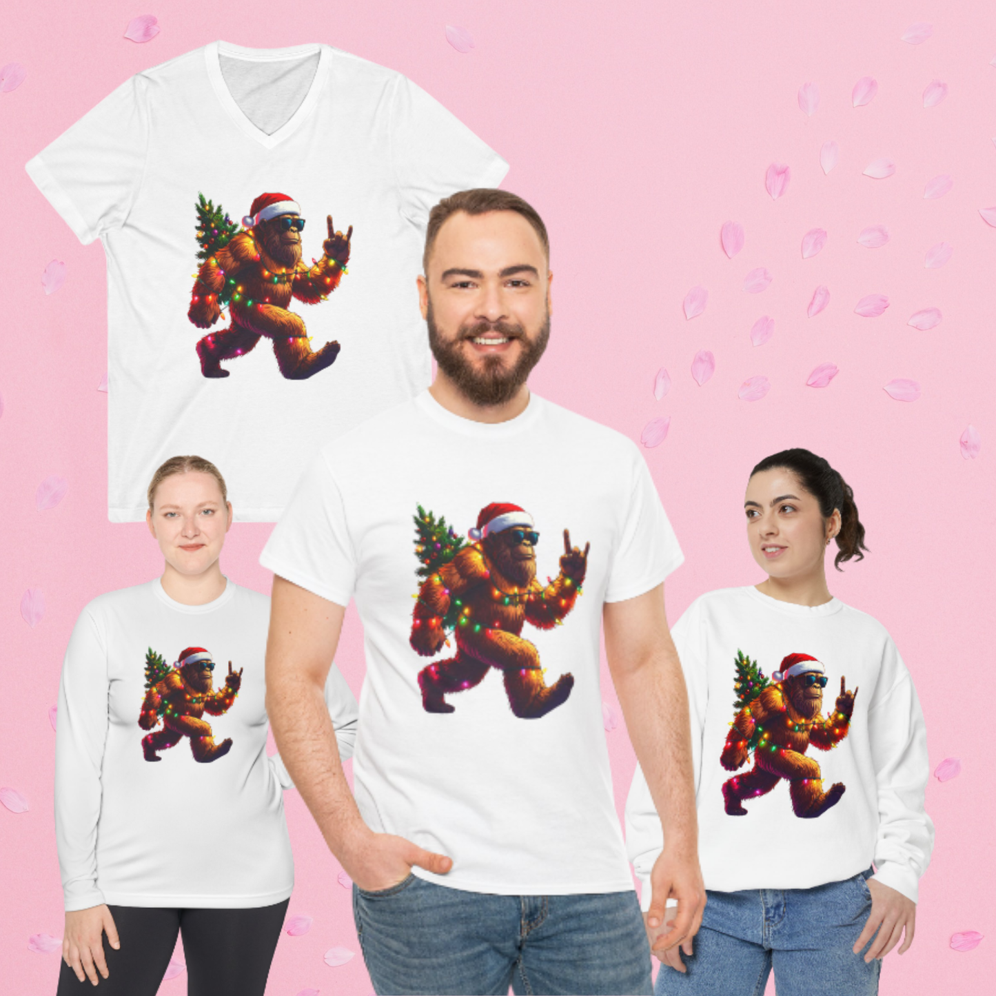 Holiday Bigfoot Crew Neck longsleeve sweatshirt