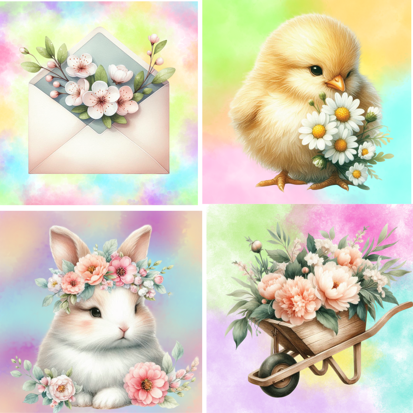 Pastel Meadow Friends Diamond Painting Kit