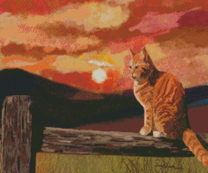 Purrfect Moment by MikiSunshine Creations Diamond Painting Kit