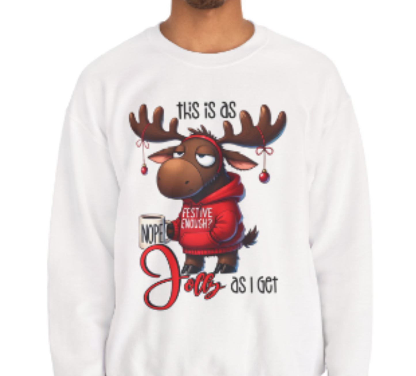 Jolly Moose - Custom Crew Neck longsleeve sweatshirt