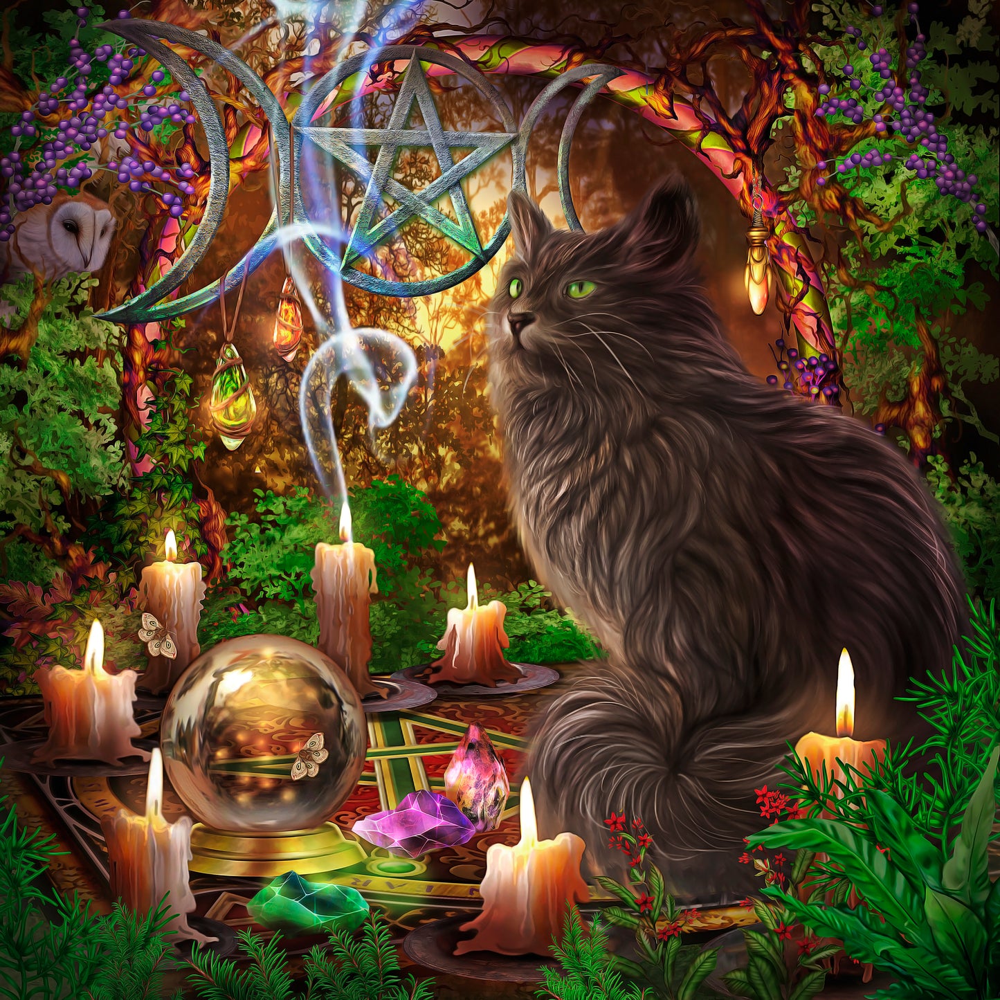Wiccan Cat by Ciro Marchetti