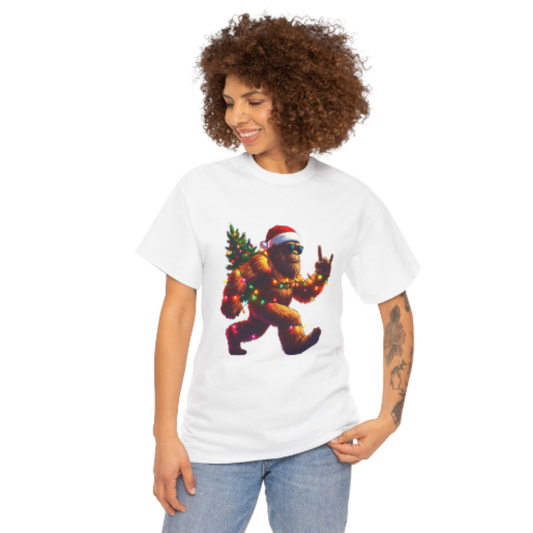 Christmas Bigfoot T-shirt
