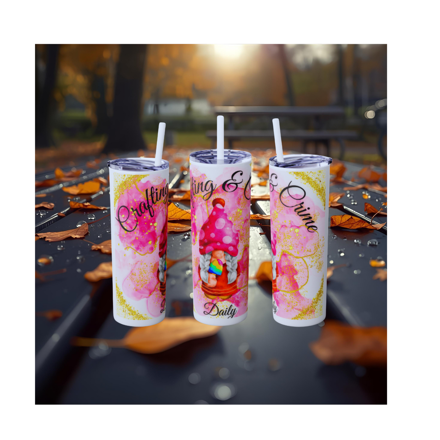 Crafting and Crime Daily 30 oz Tumbler