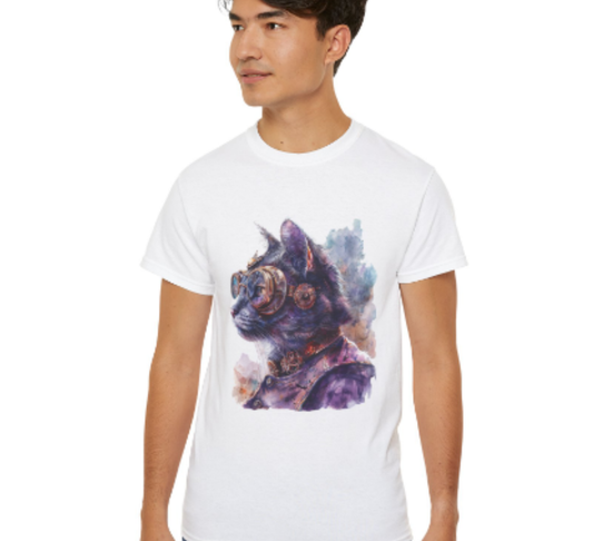 Steampunk Cat short sleeve t-shirt