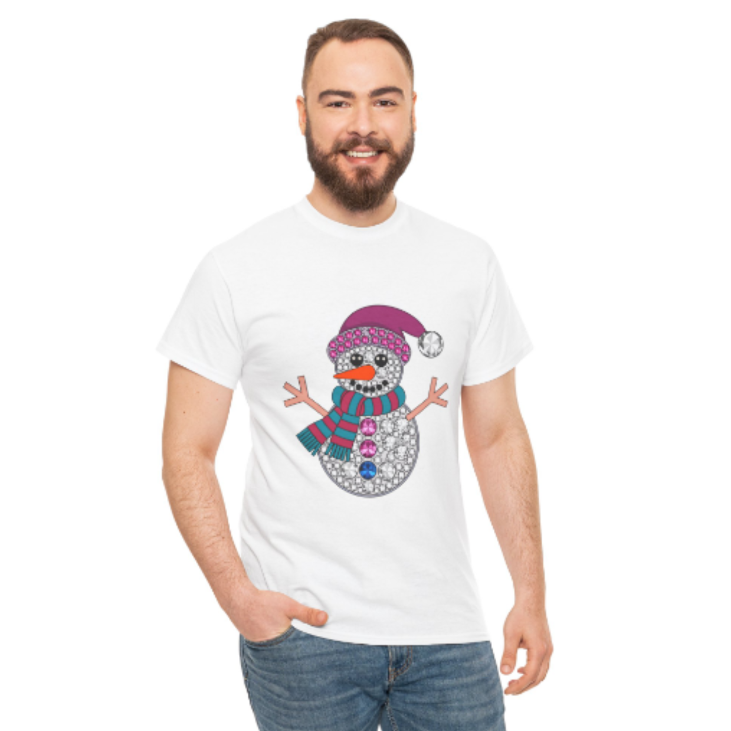 Diamond Snowman T-shirt