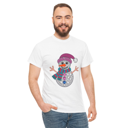 Diamond Snowman T-shirt