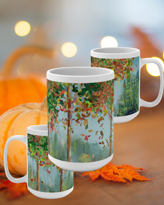 Fall Breeze 15 oz Coffee Mug
