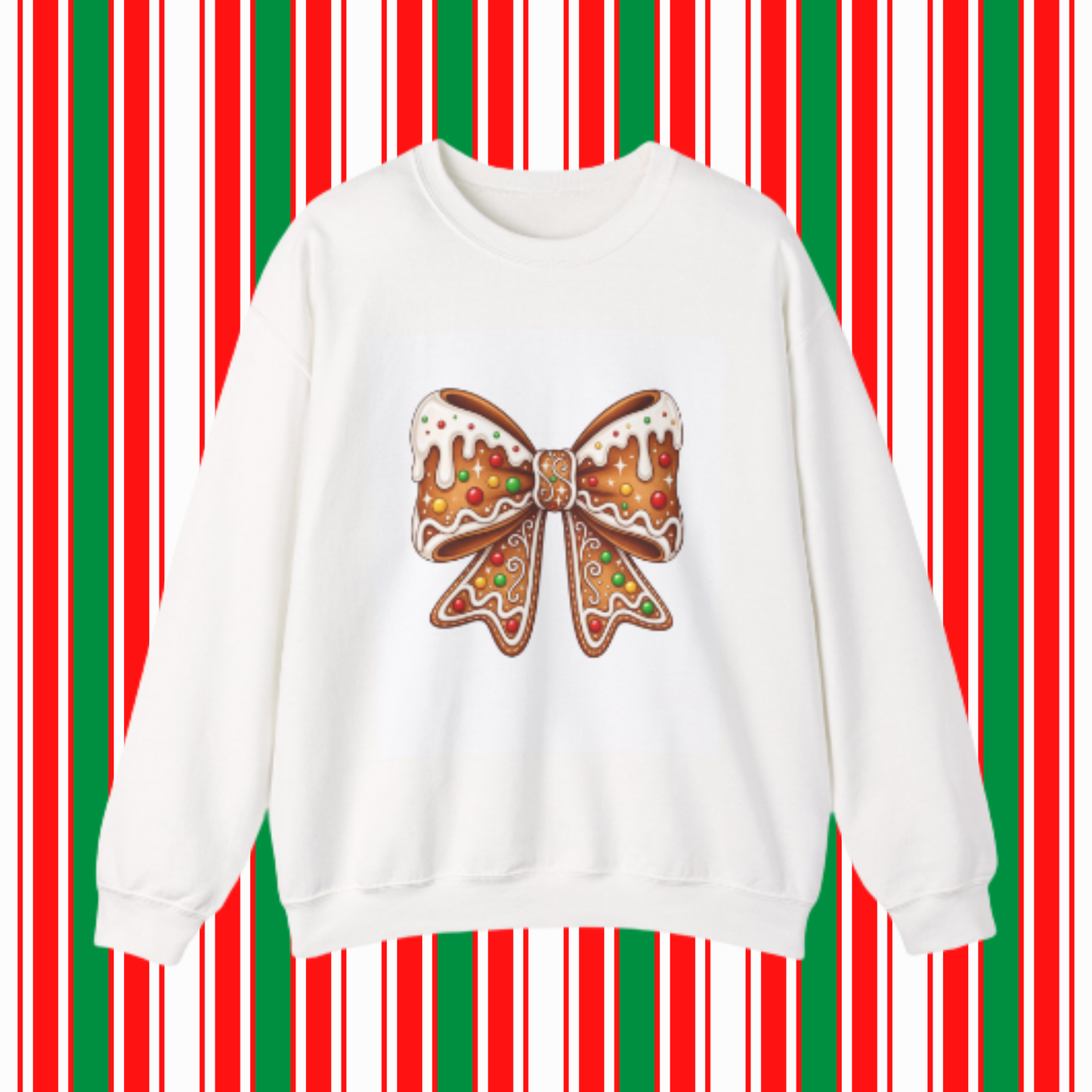 Gingerbread Bow Sweatshirt