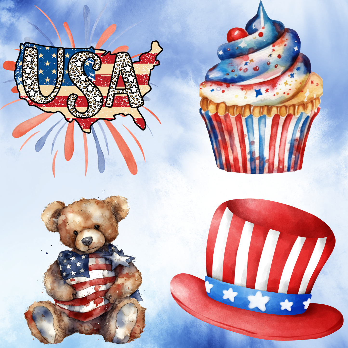 July 4th Celebration Crystal Diamond Painting Kit