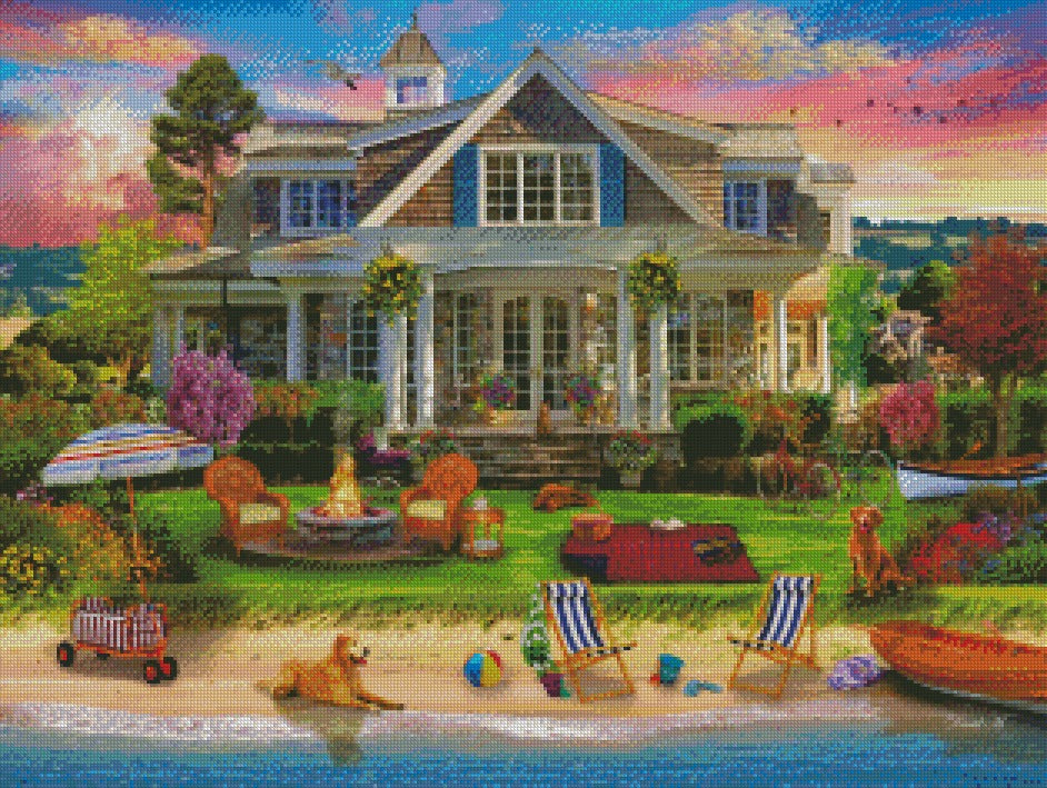 Memories at The Lake - Premium Diamond Painting Kit