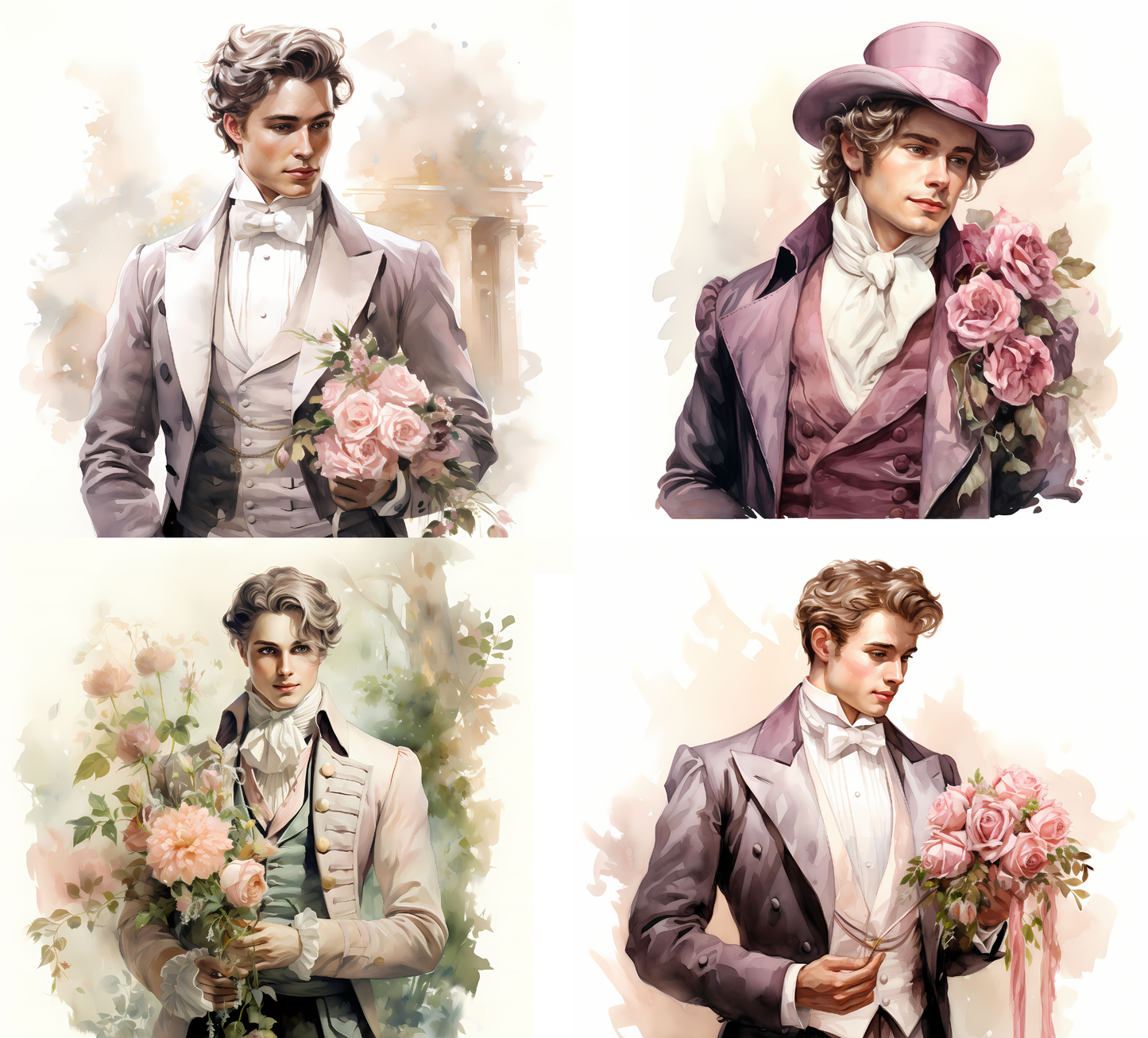 Guilded Age Men Mini Diamond Painting Kit