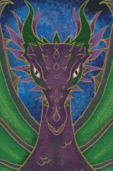 Mulberry the Dragon - Azure