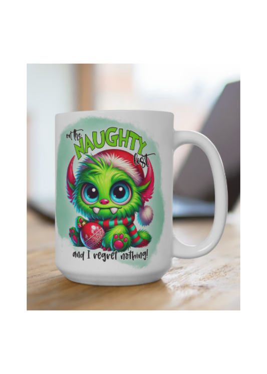 Naughty Monster Coffee Mug 15 OZ