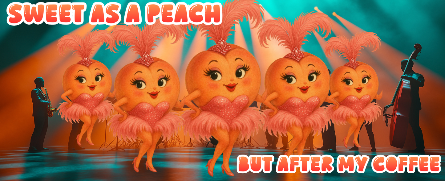 Sweet as a Peach Coffee Mug 15 OZ