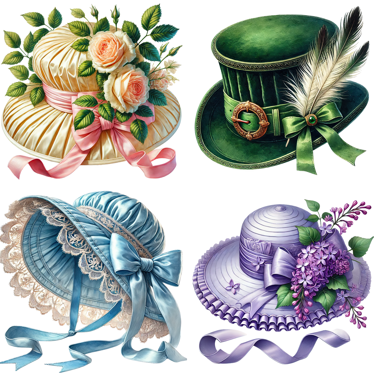 Regency Hats Mini Diamond Painting Kit