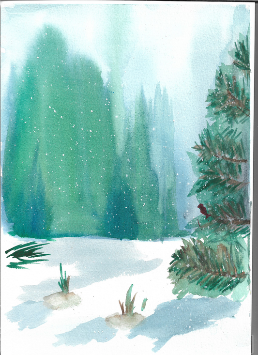 WInter Solitude Diamond Painting