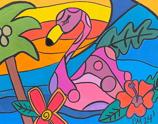 Flamingo Float