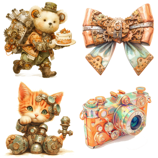 Steam Punk Objects Diamond Painting Kit