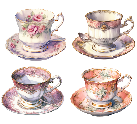 Tea TIme Mini Diamond Painting Kit