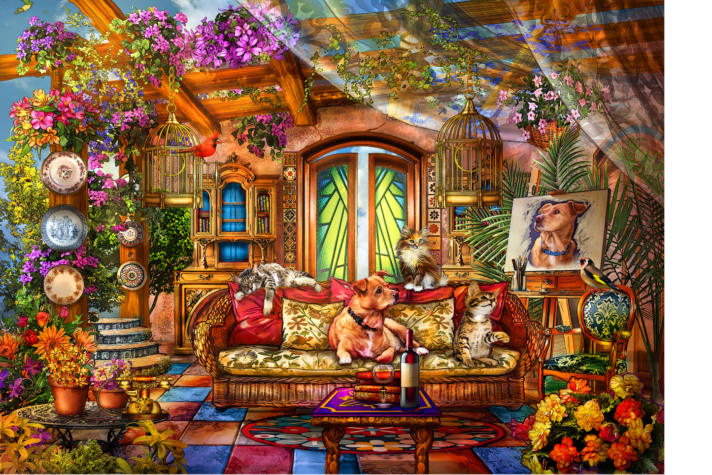 Summer Room - Premium Diamond Painting Kit