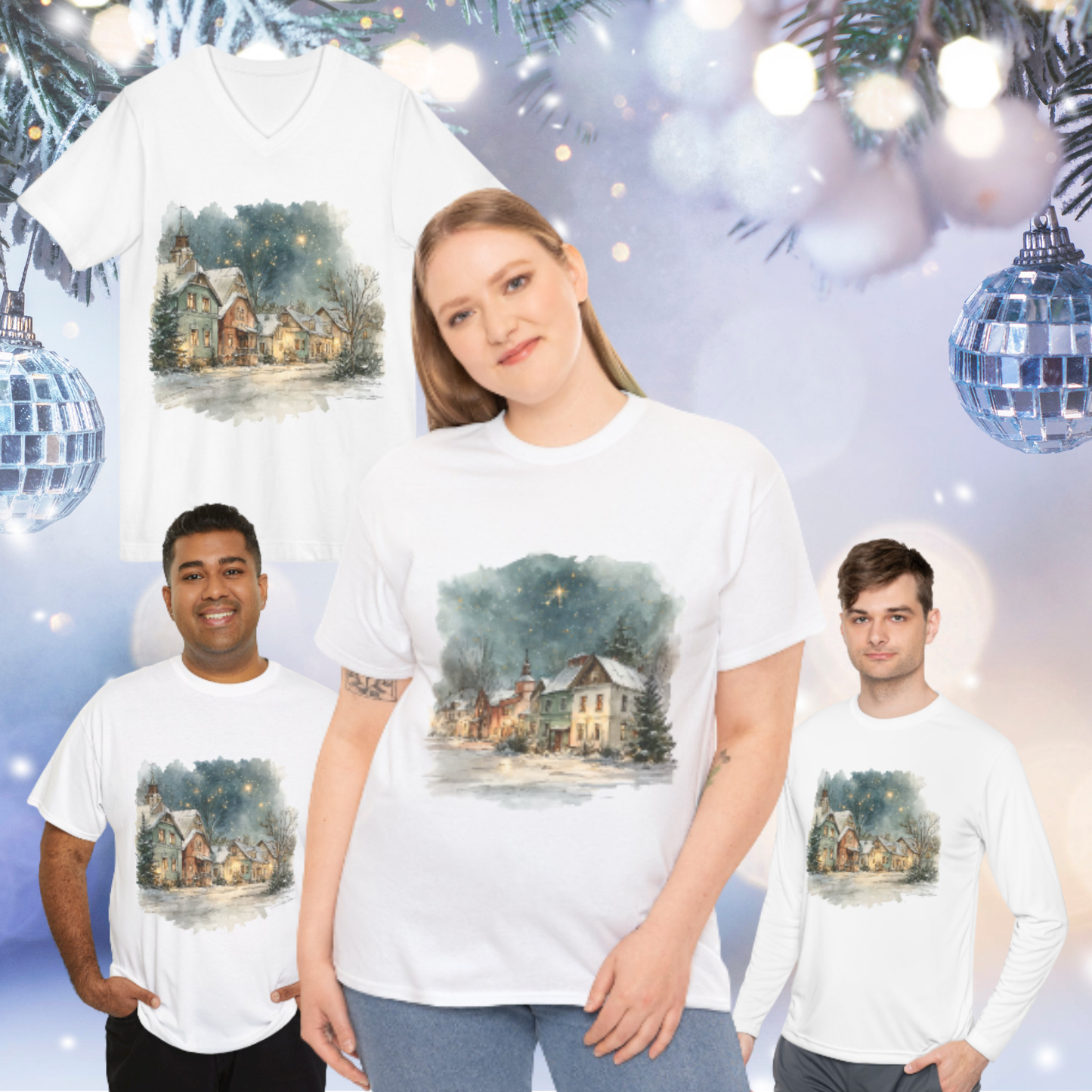 Starry Night Crew Neck longsleeve sweatshirt
