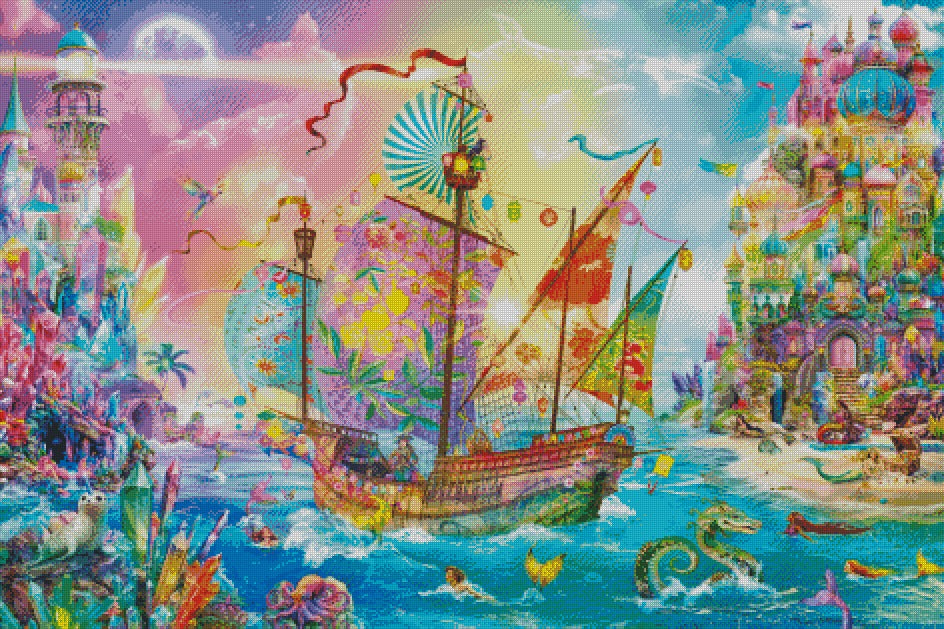 The Dream Ship Harbor by Aimee Stewart (MEGA DRILL CHALLANGE VERSION)