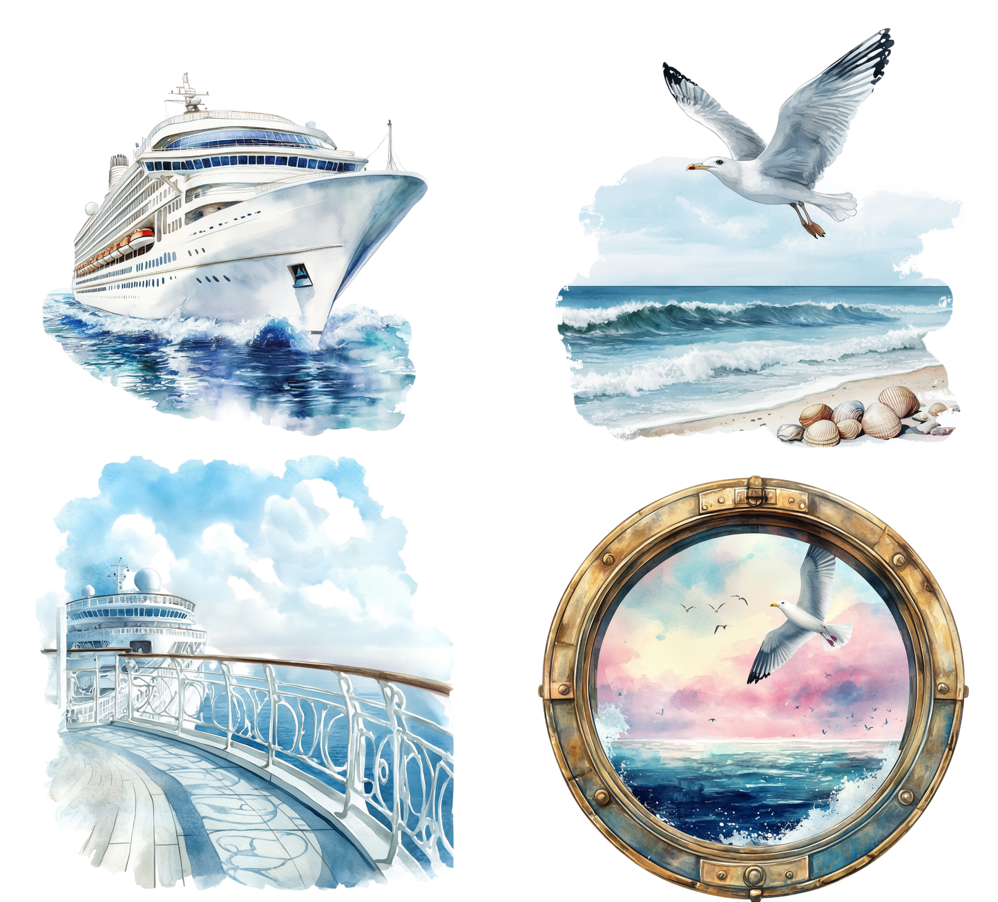 Out to Sea! Mini Diamond Painting Kit
