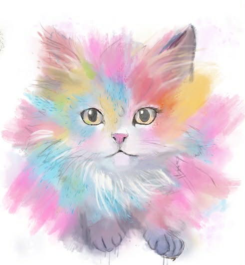 Kitty Kat by MikiSunshine Creations Diamond Painting Kit