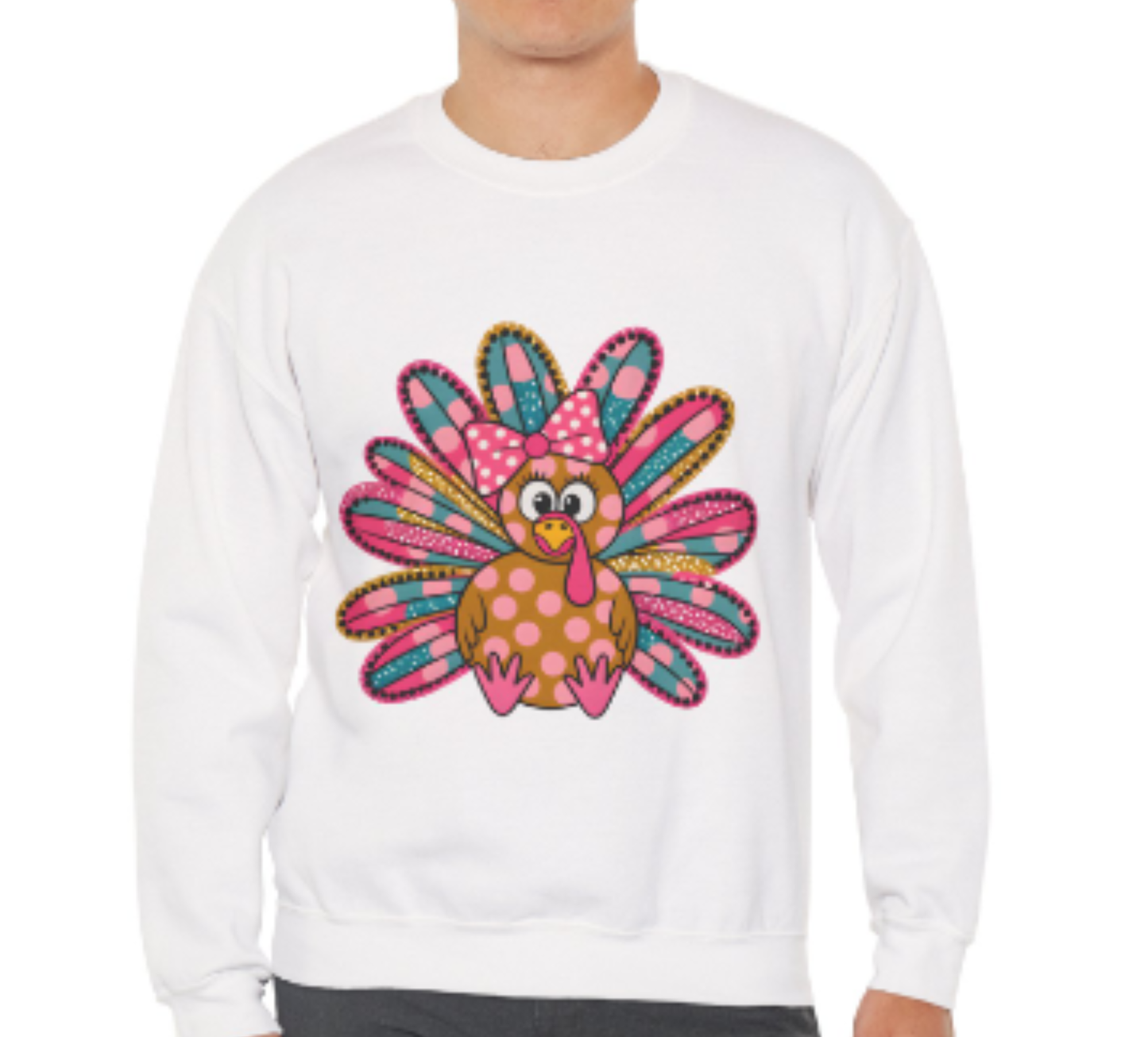Boho Turkey - Custom Crew Neck longsleeve sweatshirt