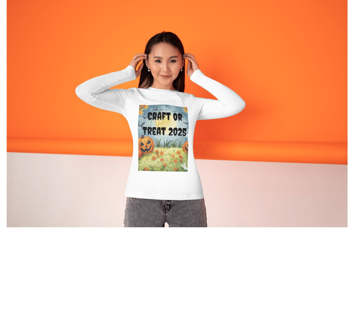 Long Sleeve T-Shirt for Craft or Treat Event