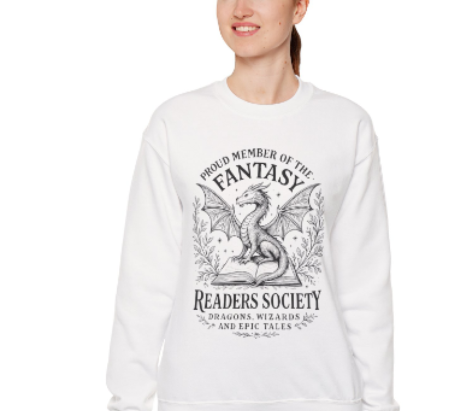Fantasy Historical Society - Custom Crew Neck longsleeve sweatshirt