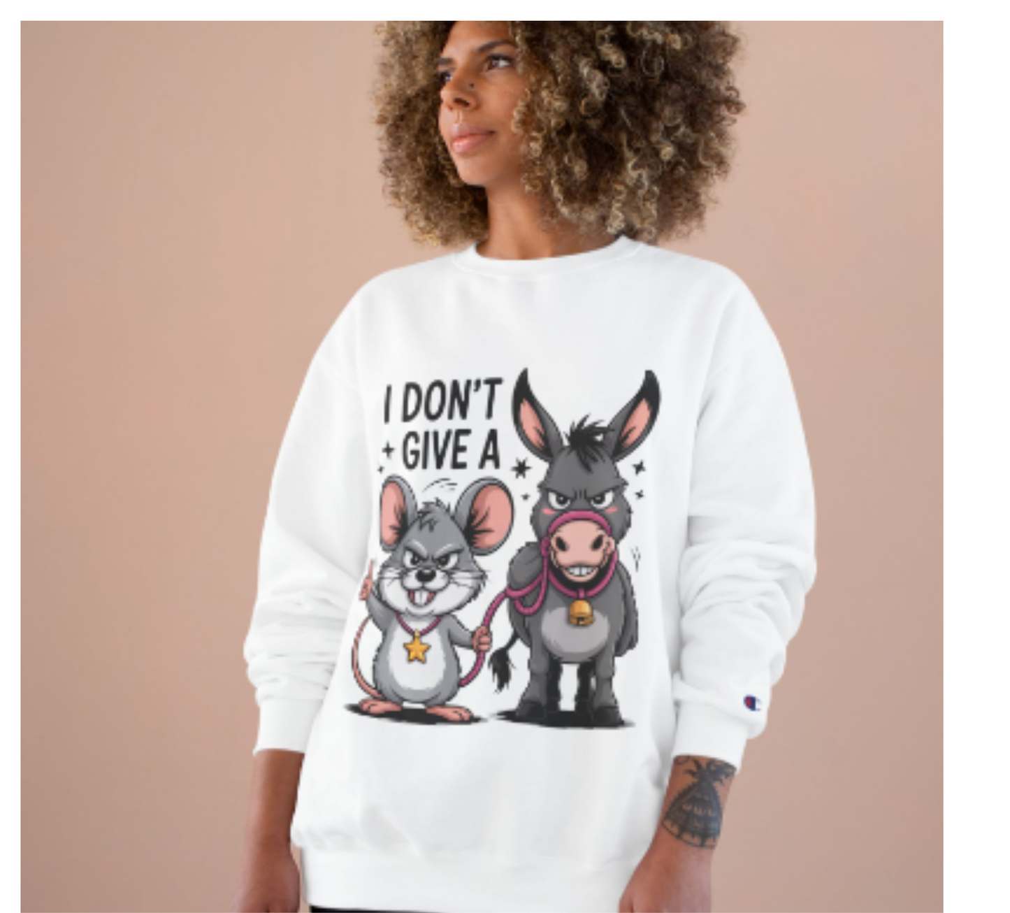 Rat's Ass - Custom Crew Neck longsleeve sweatshirt