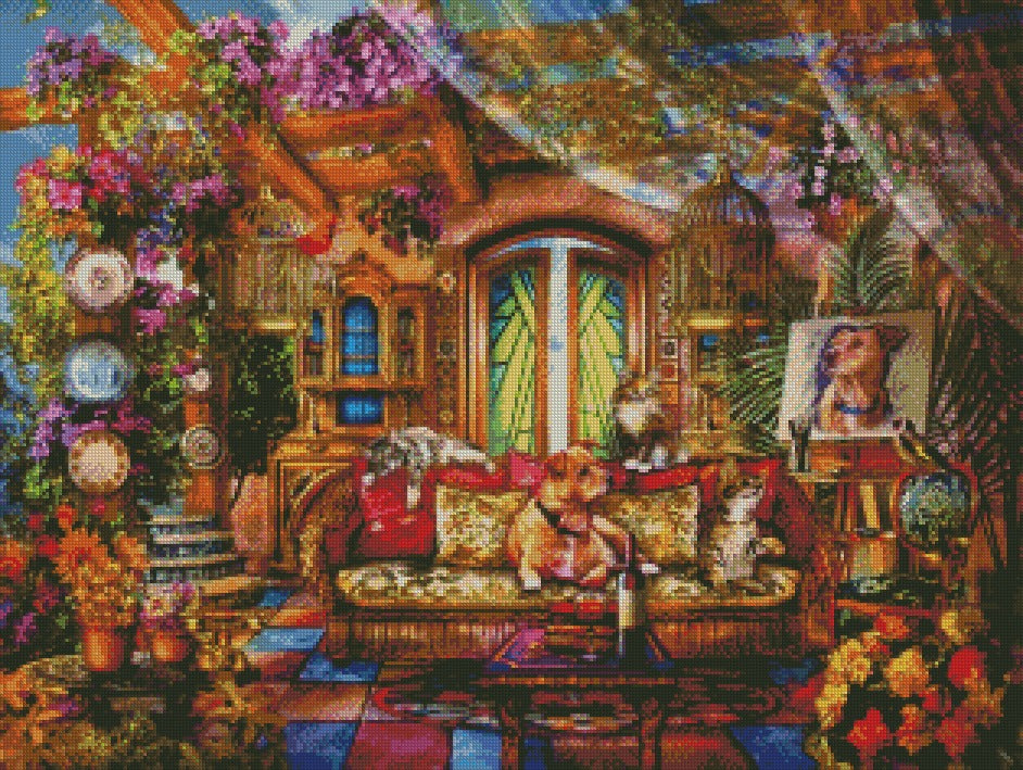 Summer Room - Premium Diamond Painting Kit
