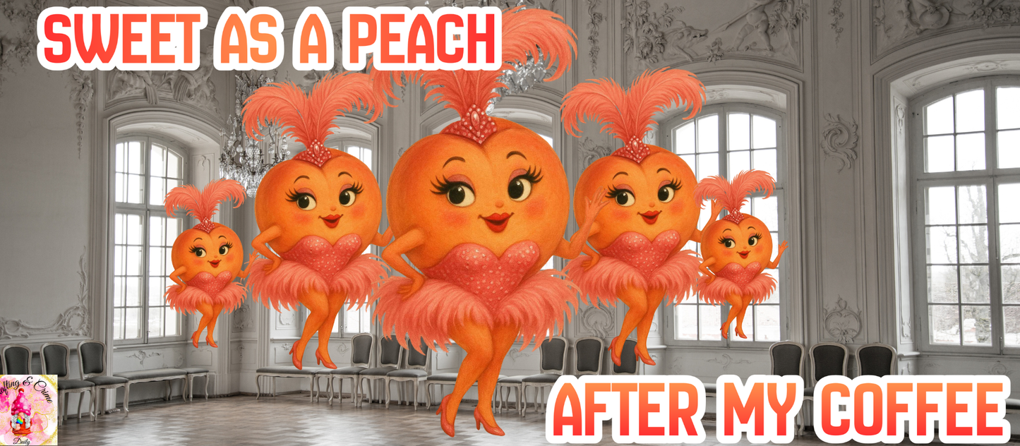 Sweet as a Peach Coffee Mug 15 OZ