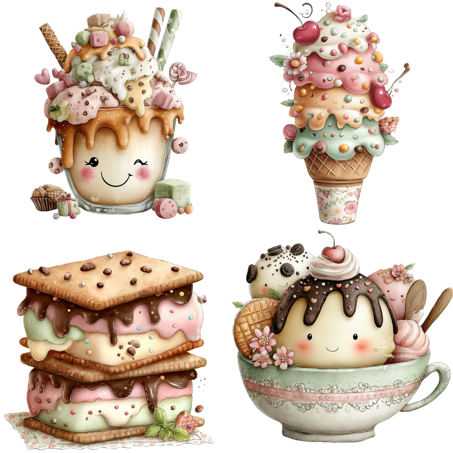 Smiles Made of Sugar Diamond Painting Kit