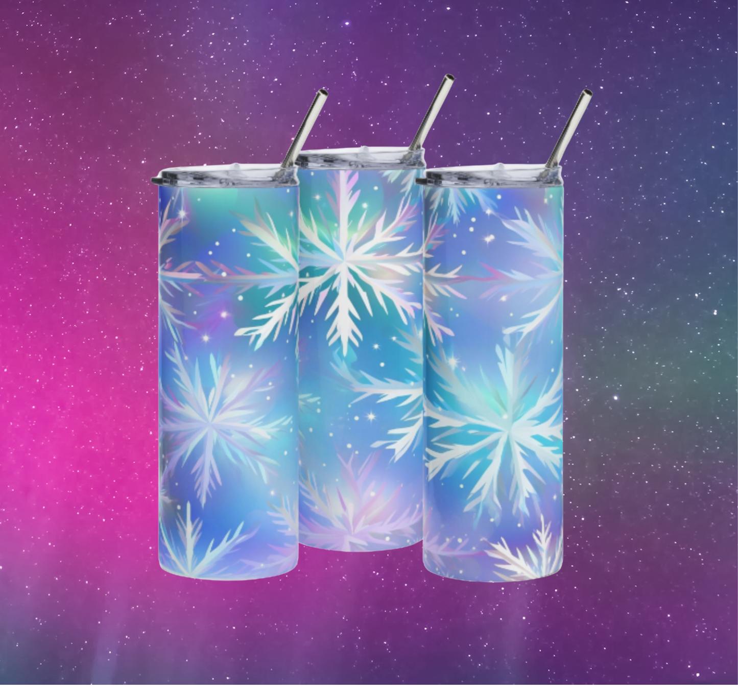 Snowflake Slim 30 oz Tumbler