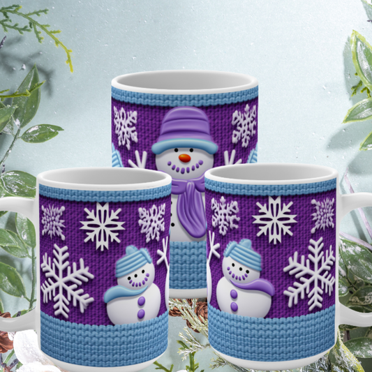 Snowman Coffee Mug 15 OZ