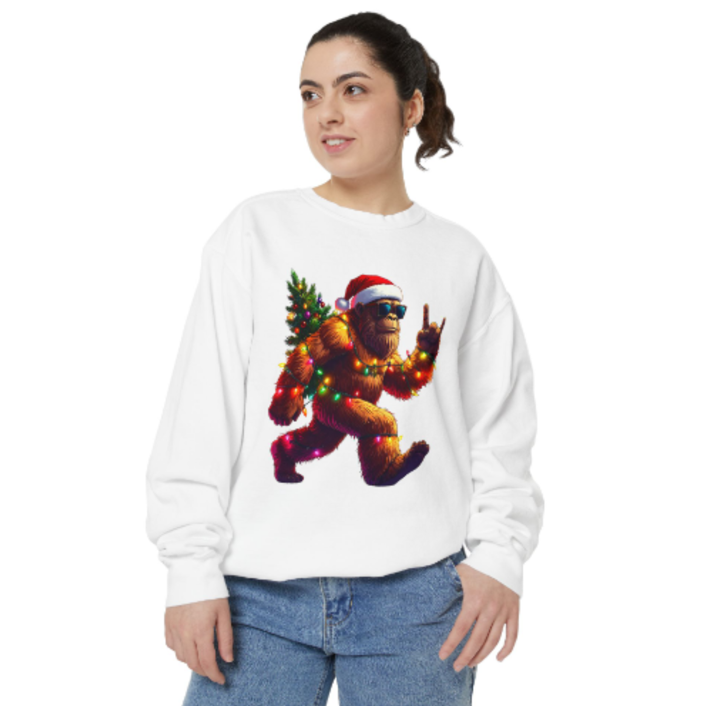 Holiday Bigfoot Crew Neck longsleeve sweatshirt